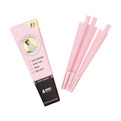 Pink Pre-Rolled Cones 1 1/4 - Pack of 6 [Accessories] by Blazy Susan