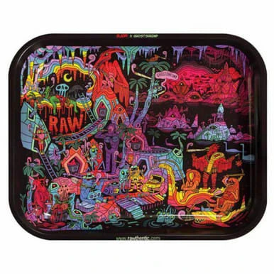 HONEY POT - Large Rolling Tray - Raw Ghost Shrimp Main Image