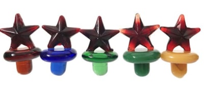 Glass Carb Cap - Star