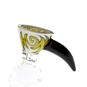 Kustom Kulture - Large Horned Swirl Bowl 14mm