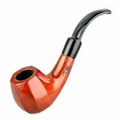 Wood Pipe Shire Octagon Brandy Cherry Wood