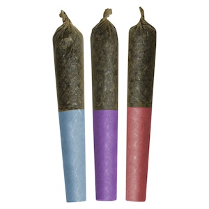 Dab Bods - Berry Variety Pack 3 x 0.5g Resin Infused Pre-Rolls