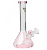 Red Eye Tek 8" Tall Pink Midge Mini Beaker Bong