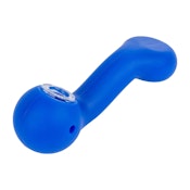 LIT - Silicone Hand Pipe Blue