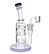 Plain Jane 8" Swiss Straight Bubbler - Blue