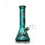 Red Eye Glass 8.5" Tall Astro Rocker Concentrate Rig