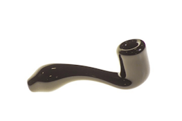 Black Sherlock 4 inch - Glass Pipe