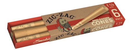Zig Zag Papers - 1/14 Unbleached Cones