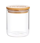 Pirhana Bamboo large 400ml - Glass Jar