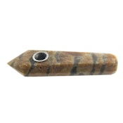 Leopard Skin Crystal Hand Pipe