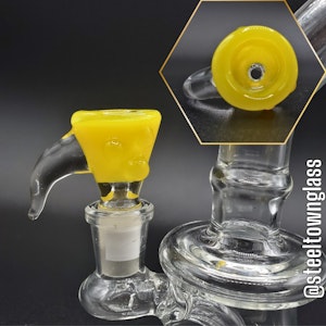 Steel Town Glass - Steel Town Glass 14MM - Yellow w/horn