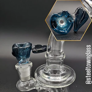 Steel Town Glass - Steel Town Glass 14MM - Blue Heart