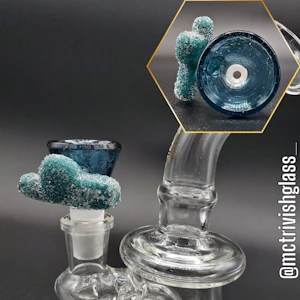 McTrivish Glass - #9- Big Foot Blue