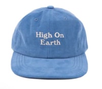High On Earth Hat (Blue Courduroy)