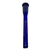 Hoss Glass - 4.75" Full Color Downstem Blue