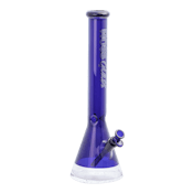 Hoss Glass - 18" Colored Beaker w/ Window Base Blue