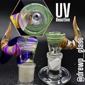 18mm UV Reactive Uphorn; Single-Hole