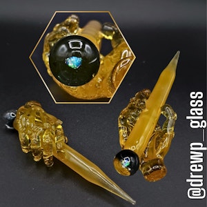 Drew P Glass - DrewP Glass - October 2023 - Hand Dabber Yellow