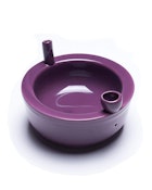 Purple cereal bowl