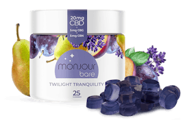 Monjour Bare Gummies - Twilight Tranquility 25x 20mg CBD