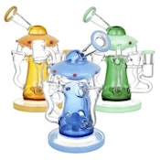 Pulsar 7.5" Friendly Visitors Recycler Rig with UFO Perc