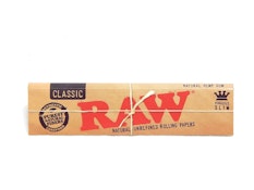 Raw Classic Natural Unrefined Hemp Rolling Papers King Size Slim