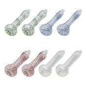 Assorted Stripes 3.5 Inches Glass Pipe Combo