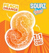 SOURZ by Spinach Peach Orange 1:1 Soft Chews 5x5 g