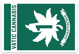 Vatic Cannabis Highway Sticker 3"x2"