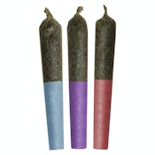 Dab Bods Berry Special Pack 3 x 0.5g Resin Infused Pre-Rolls