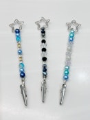 Bud Kitten Star Beaded Roach Clip