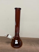 11213 Glass Bong Amber 12"