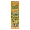 Terp-Enhanced Pineapple Shake Hemp Wraps 2 Sheets Rolling Papers, Cones and Filters