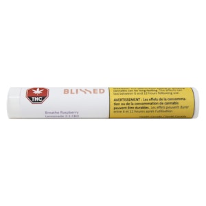 Blissed - Breathe Raspberry Lemonade 2:1 CBD 510 Thread Cart - BLISSED