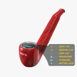 T Cann Mgmt Corp - Nova Pipe 510 Battery (Dark Wood / Red Wood)