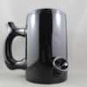 Black Ceramic Coffee Mug Pipe