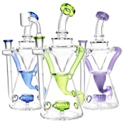 Pulsar 9.5" Elegance Gravity Fed Recycler w/ Disc Perc & Color Accents