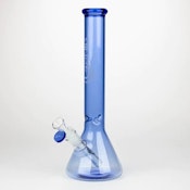 Genie | 12" color tube glass water bong - Light Blue