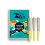 Highly Dutch - Amsterdam N' Gold - 3x0.5g Hash Infused Pre-rolls