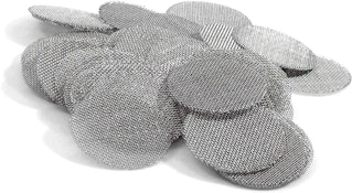 10 Pipe Screens Silver .75"