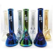 infyniti Glass 14" Chrome Beaker Smoky
