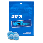 Sour Blueberry Soft Chews 4x4.8g