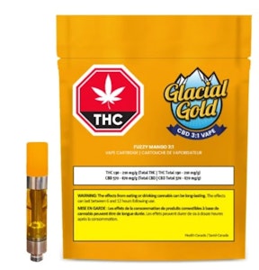 Glacial Gold - Glacial Gold - CBD 3:1 FUZZY MANGO VAPE - 1g