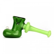 6.5" Green & Slyme Boot Hammer Hand Pipe