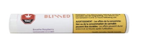 Breathe Raspberry Lemonade 2:1 CBD 510 Thread Cartridge 0.5g 510 Thread Cartridges