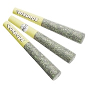 Vox Popz Banana Peel Crushable Infused Pre-Roll 3x0.5g Isolates