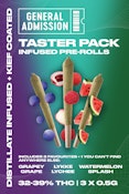 Taster Pack 3 x 0.5g Distalle Infused Pre-Rolls