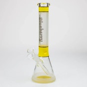 12" Mandala Base Beaker - Yellow