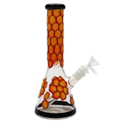 Karma 10" Hex Hive Glass Bong Beaker