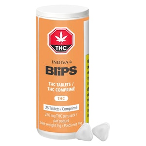 Indiva Blips - THC TABLETS - 25 PACK
